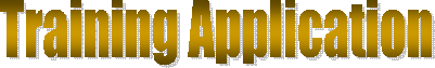 Training Application